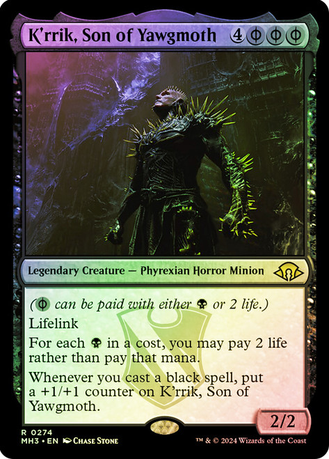 K'rrik, Son of Yawgmoth\nModern Horizons 3\nSingle\nMagic The Gathering
