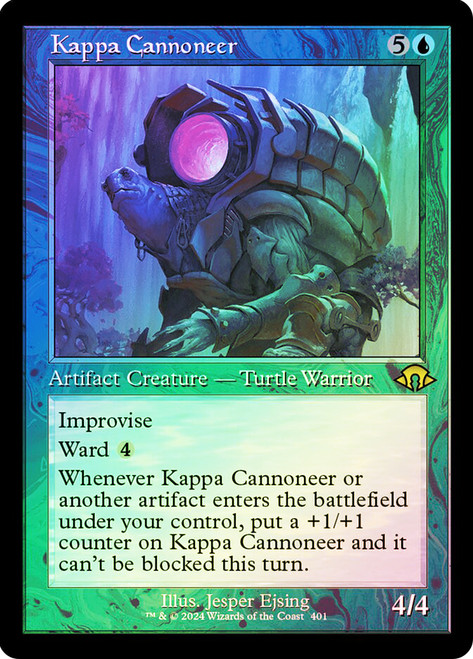 Kappa Cannoneer (Retro Frame)\nModern Horizons 3 - Retro Frame\nSingle\nMagic The Gathering