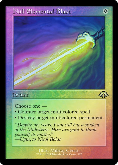 Null Elemental Blast (Retro Frame)\nModern Horizons 3 - Retro Frame\nSingle\nMagic The Gathering