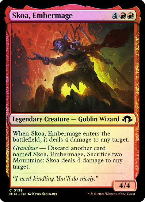 Skoa, Embermage\nModern Horizons 3\nSingle\nMagic The Gathering