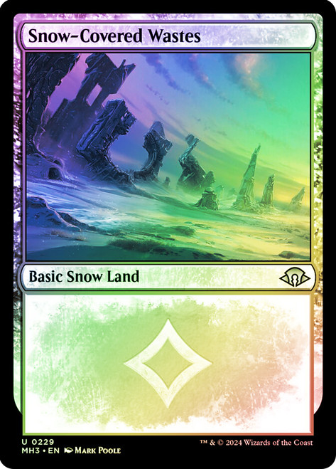 m10006 MH3 309 foil 英語 冠雪の荒地 フルアート m10006 MH3