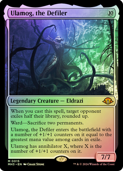 Ulamog, the Defiler\nModern Horizons 3\nSingle\nMagic The Gathering