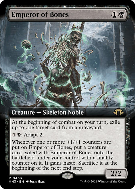Emperor of Bones (Extended Art)\nModern Horizons 3 - Variants\nSingle\nMagic The Gathering