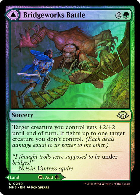 Bridgeworks Battle // Tanglespan Bridgeworks\nModern Horizons 3\nSingle\nMagic The Gathering