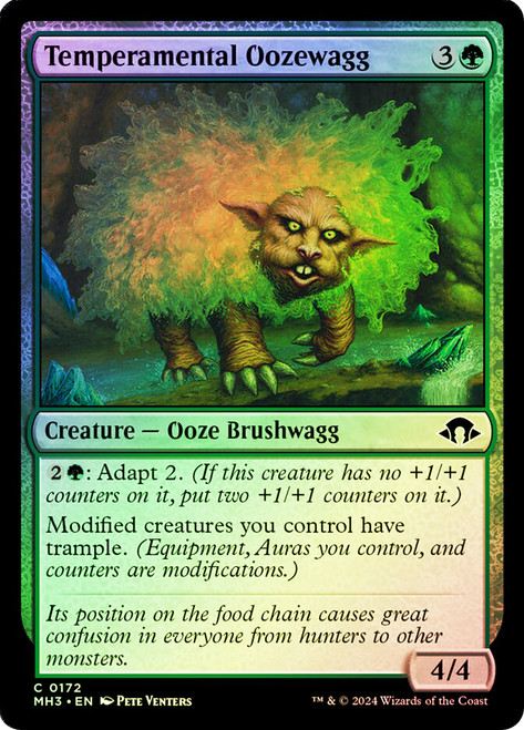 Temperamental Oozewagg\nModern Horizons 3\nSingle\nMagic The Gathering