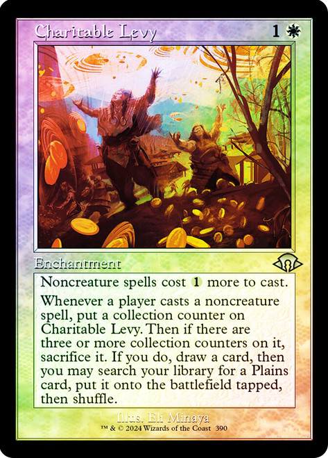 Charitable Levy (Retro Frame)\nModern Horizons 3 - Retro Frame\nSingle\nMagic The Gathering