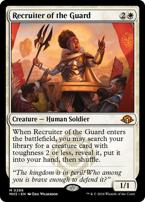 【旧枠】MTG　護衛募集員/Recruiter of the Guard　4枚組 護衛募集員/Recruiter of the Guard》[CN2] 白R | 日本最大級