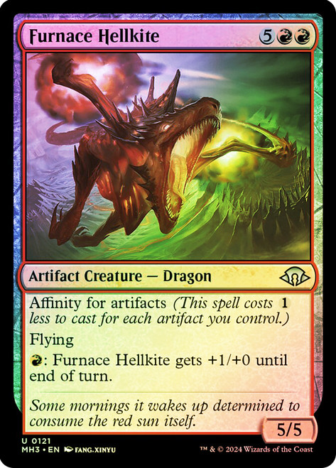 Furnace Hellkite\nModern Horizons 3\nSingle\nMagic The Gathering