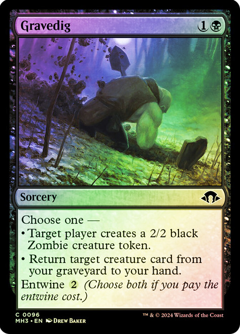 Gravedig\nModern Horizons 3\nSingle\nMagic The Gathering