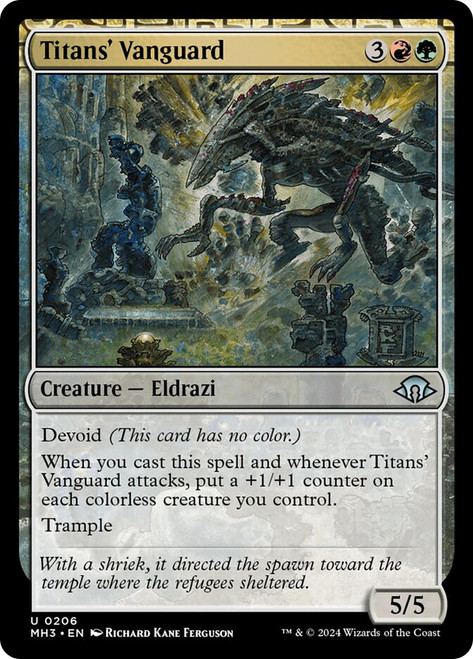 Titans' Vanguard\nModern Horizons 3\nSingle\nMagic The Gathering