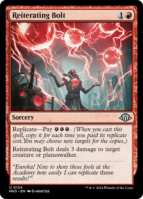 Reiterating Bolt\nModern Horizons 3\nSingle\nMagic The Gathering