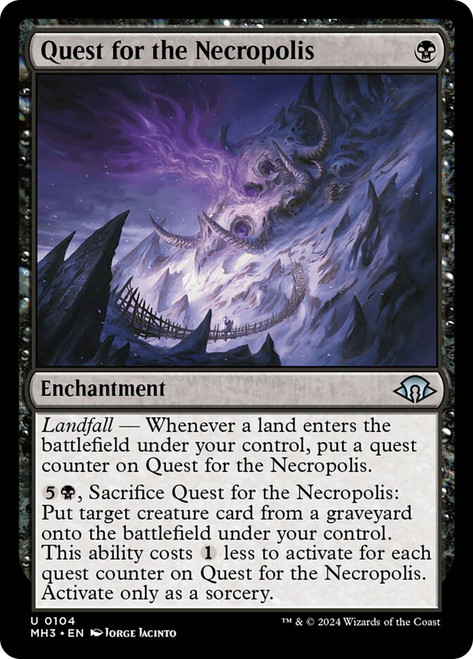 Quest for the Necropolis\nModern Horizons 3\nSingle\nMagic The Gathering