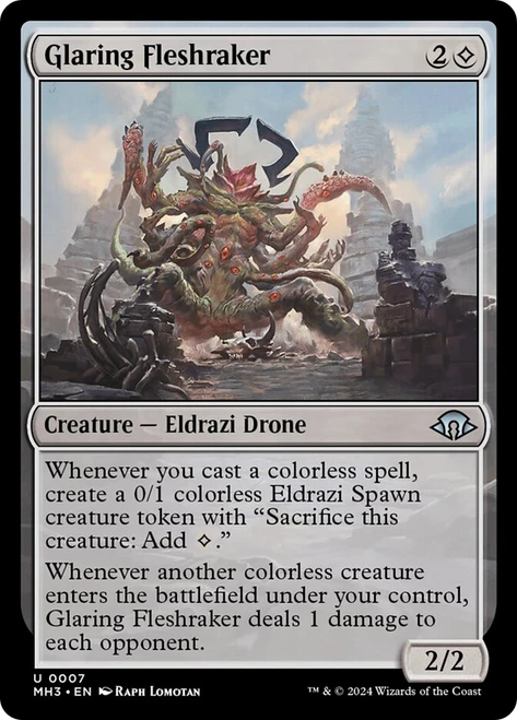 Glaring Fleshraker\nModern Horizons 3\nSingle\nMagic The Gathering