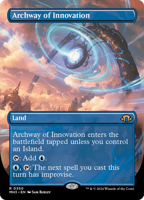 Archway of Innovation (Borderless)\nModern Horizons 3 - Variants\nSingle\nMagic The Gathering