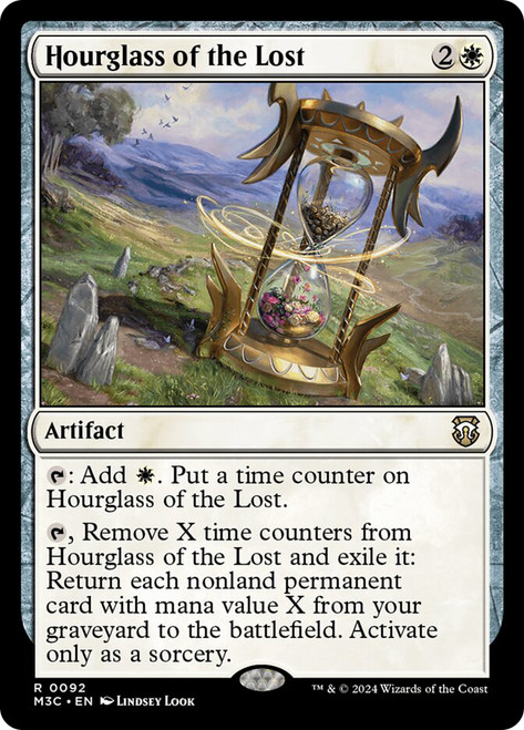 Hourglass of the Lost\nModern Horizons 3 Commander\nSingle\nMagic The Gathering