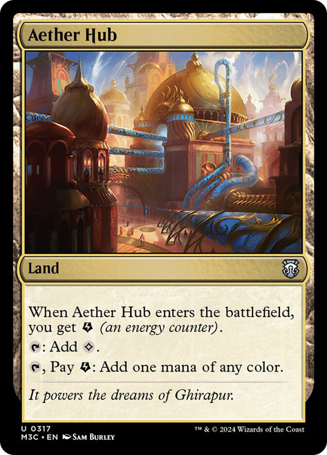 Aether Hub\nModern Horizons 3 Commander\nSingle\nMagic The Gathering