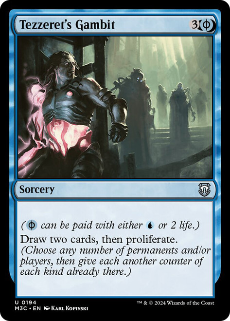 Tezzeret's Gambit\nModern Horizons 3 Commander\nSingle\nMagic The Gathering