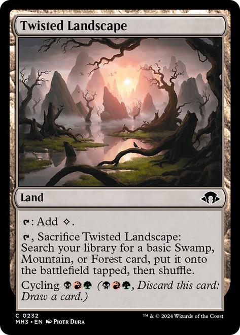 Twisted Landscape\nModern Horizons 3\nSingle\nMagic The Gathering