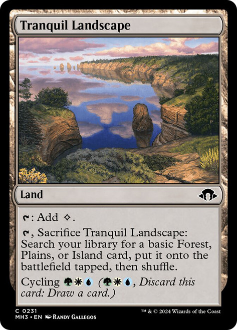 Tranquil Landscape\nModern Horizons 3\nSingle\nMagic The Gathering