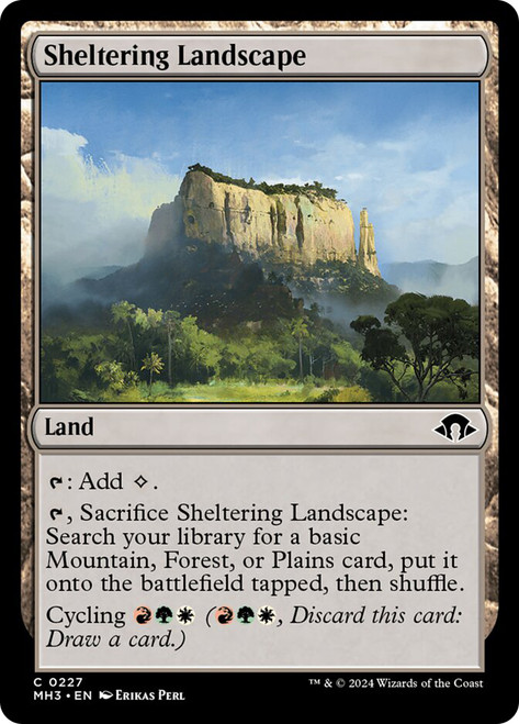 Sheltering Landscape\nModern Horizons 3\nSingle\nMagic The Gathering