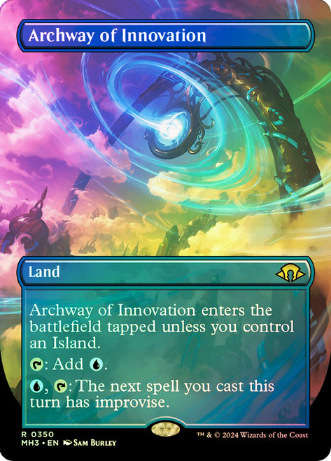 Archway of Innovation (Borderless)\nModern Horizons 3 - Variants\nSingle\nMagic The Gathering