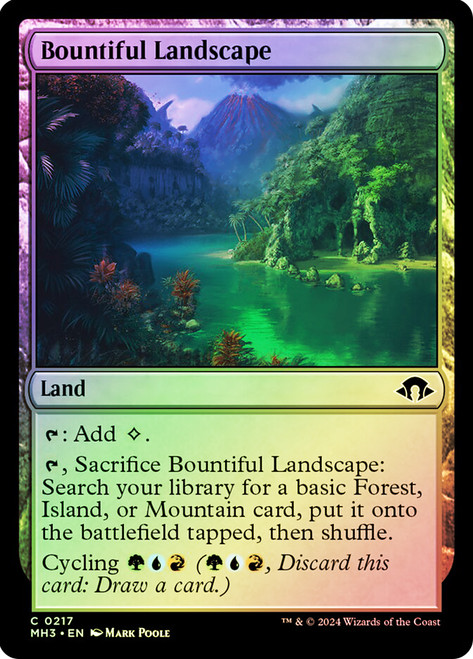 Bountiful Landscape\nModern Horizons 3\nSingle\nMagic The Gathering