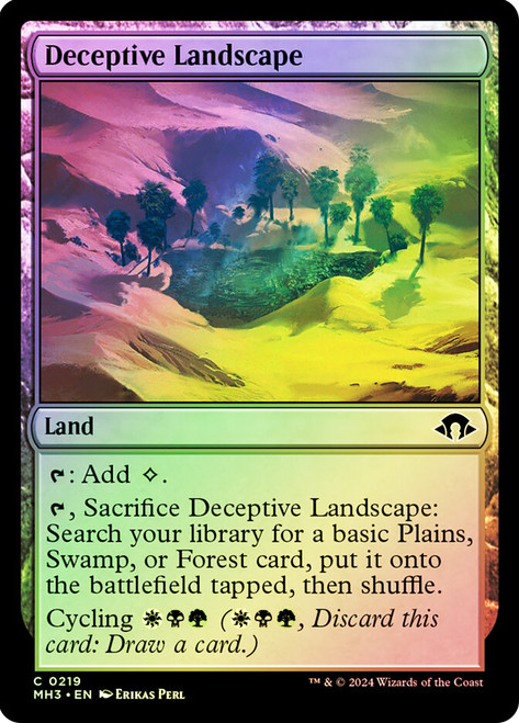 Deceptive Landscape\nModern Horizons 3\nSingle\nMagic The Gathering