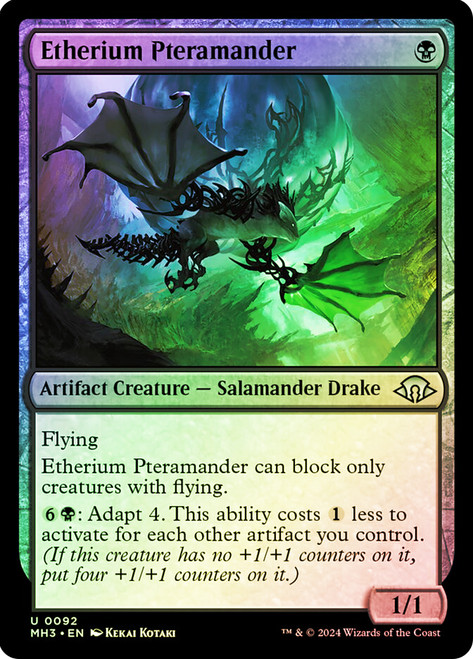 Etherium Pteramander\nModern Horizons 3\nSingle\nMagic The Gathering