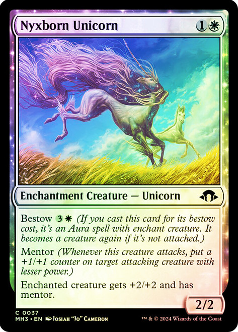 Nyxborn Unicorn\nModern Horizons 3\nSingle\nMagic The Gathering