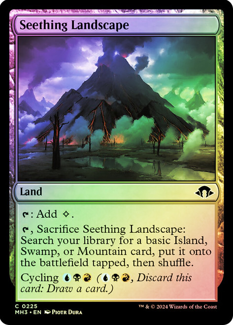 Seething Landscape\nModern Horizons 3\nSingle\nMagic The Gathering