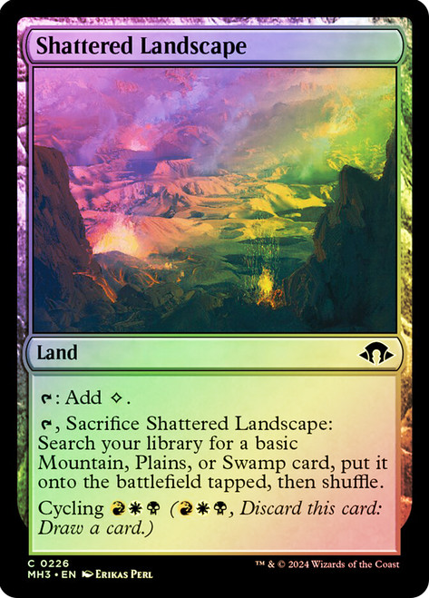 Shattered Landscape\nModern Horizons 3\nSingle\nMagic The Gathering