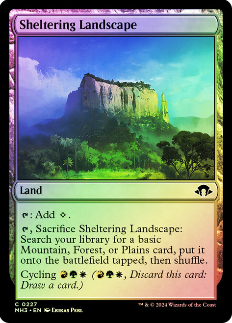 Sheltering Landscape\nModern Horizons 3\nSingle\nMagic The Gathering