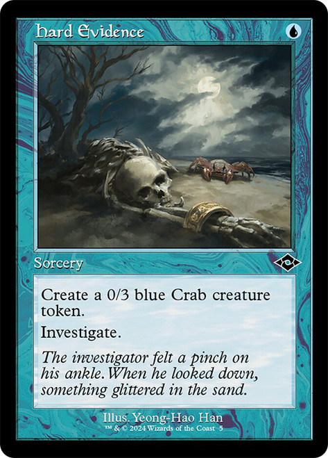 Hard Evidence (Retro Frame)\nModern Horizons 2 - Retro Frame\nSingle\nMagic The Gathering