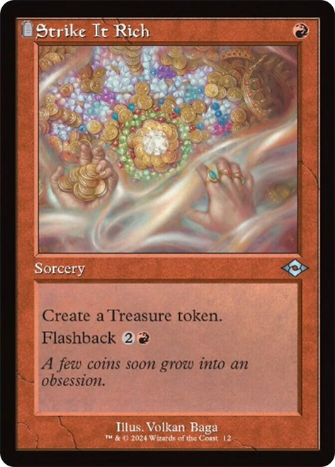 Strike It Rich (Retro Frame)\nModern Horizons 2 - Retro Frame\nSingle\nMagic The Gathering