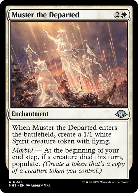 Muster the Departed\nModern Horizons 3\nSingle\nMagic The Gathering