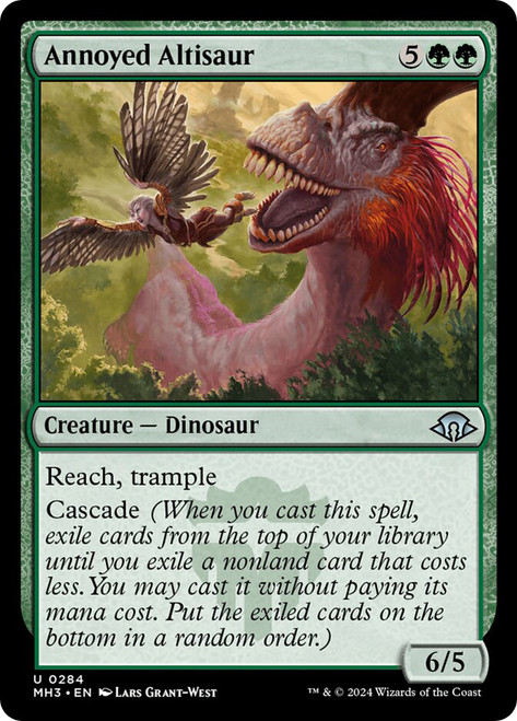 Annoyed Altisaur\nModern Horizons 3\nSingle\nMagic The Gathering