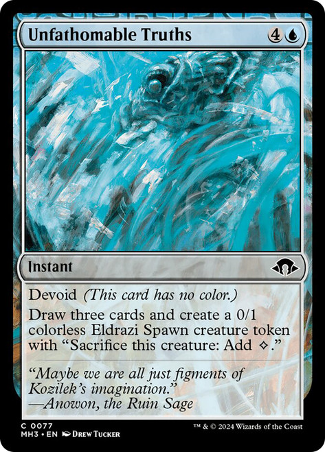 Unfathomable Truths\nModern Horizons 3\nSingle\nMagic The Gathering