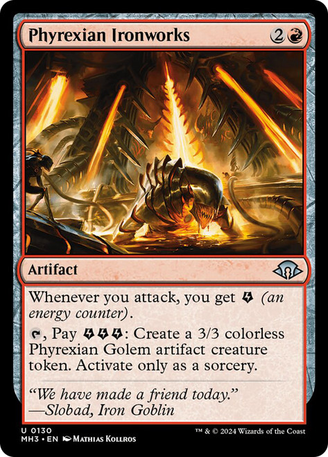 Phyrexian Ironworks\nModern Horizons 3\nSingle\nMagic The Gathering