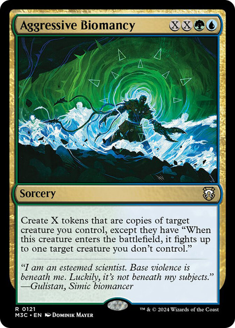Aggressive Biomancy\nModern Horizons 3 Commander\nSingle\nMagic The Gathering
