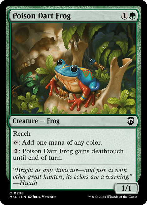 Poison Dart Frog\nModern Horizons 3 Commander\nSingle\nMagic The Gathering