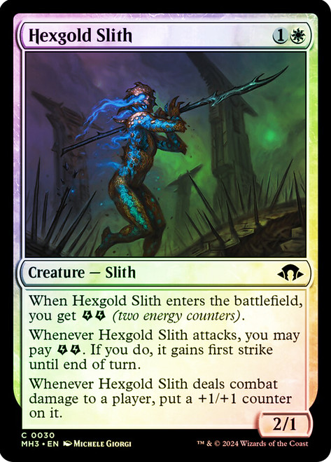 Hexgold Slith\nModern Horizons 3\nSingle\nMagic The Gathering