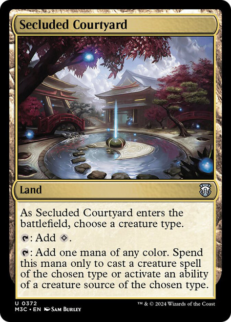 Secluded Courtyard\nModern Horizons 3 Commander\nSingle\nMagic The Gathering