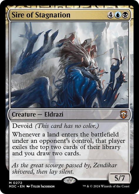 Sire of Stagnation\nModern Horizons 3 Commander\nSingle\nMagic The Gathering