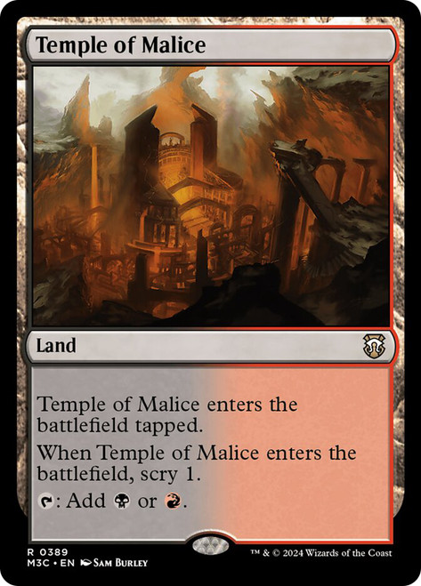 Temple of Malice\nModern Horizons 3 Commander\nSingle\nMagic The Gathering