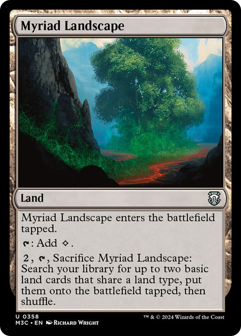 Myriad Landscape\nModern Horizons 3 Commander\nSingle\nMagic The Gathering