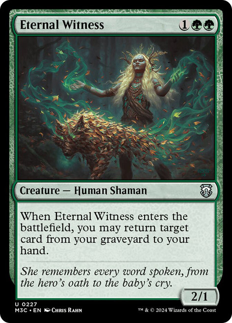 Eternal Witness\nModern Horizons 3 Commander\nSingle\nMagic The Gathering