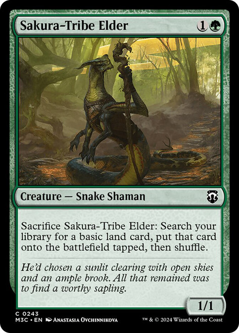 Sakura-Tribe Elder\nModern Horizons 3 Commander\nSingle\nMagic The Gathering