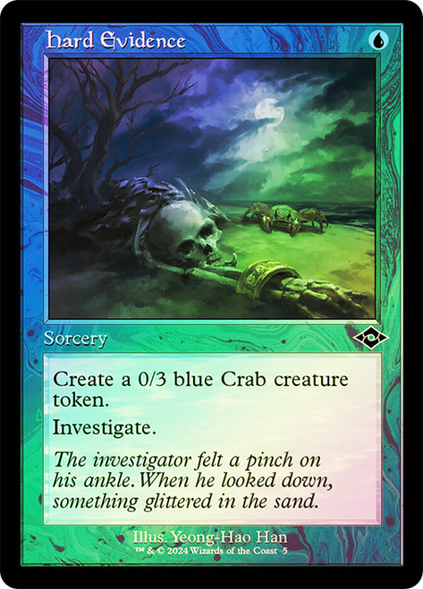 Hard Evidence (Retro Frame)\nModern Horizons 2 - Retro Frame\nSingle\nMagic The Gathering