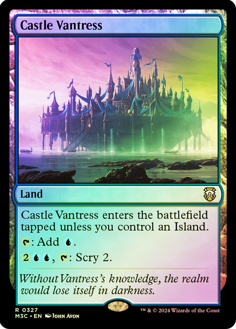 Castle Vantress (Ripple Foil)\nModern Horizons 3 Commander - Alternate Foil\nSingle\nMagic The Gathering