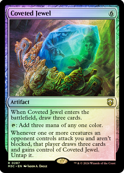 Coveted Jewel (Ripple Foil)\nModern Horizons 3 Commander - Alternate Foil\nSingle\nMagic The Gathering